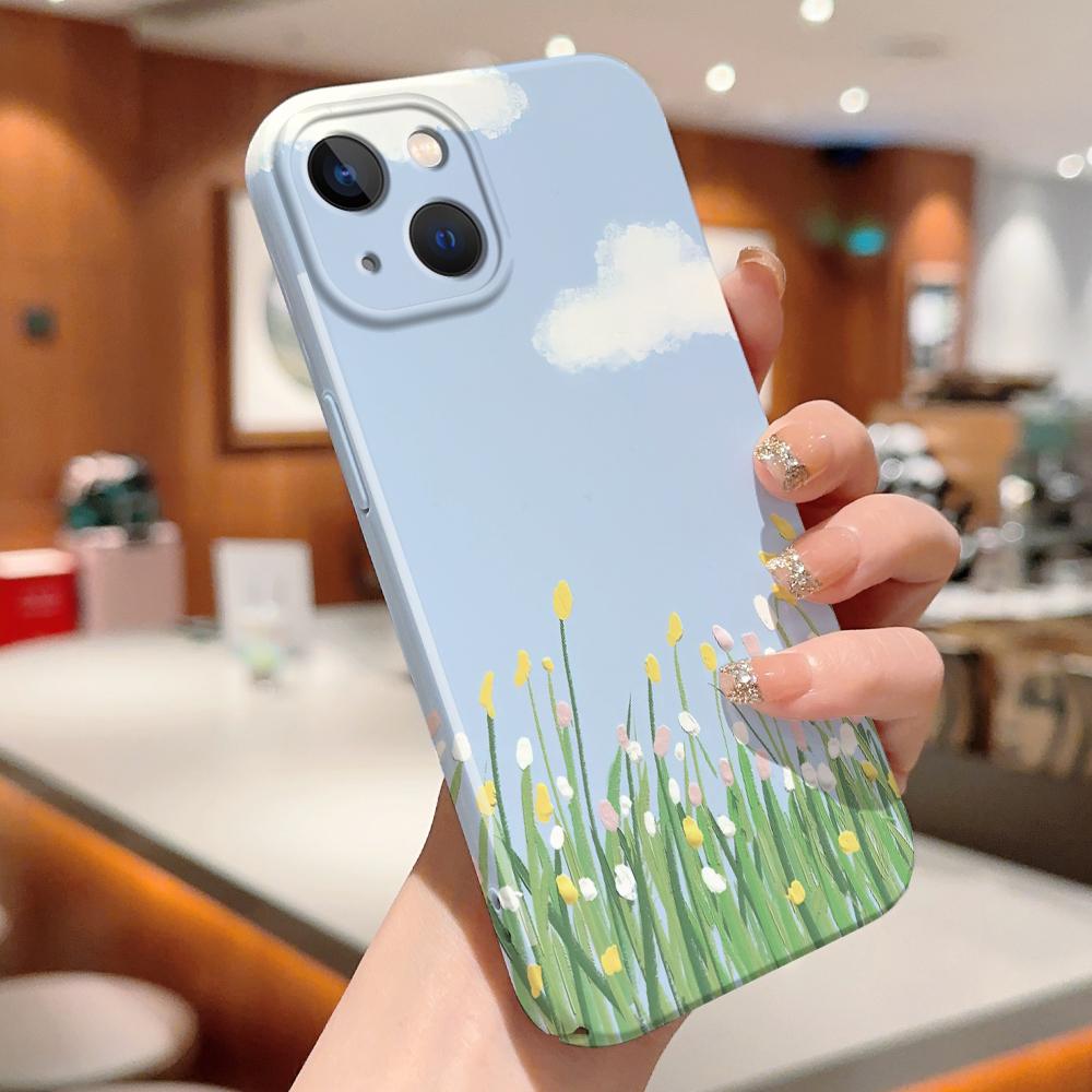 Husă pentru telefon peisaj natural pentru Samsung Galaxy A52 iPhone 15 11 Xiaomi Redmi VIVO OPPO Realme Huawei Infinix Husă rigidă ultra subțire antișoc