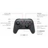 [Genuine Nintendo Product] Nintendo Switch Pro Controller ([.co.jp Limited] Nintendo Switch Logo Design Microfiber Cloth Included)