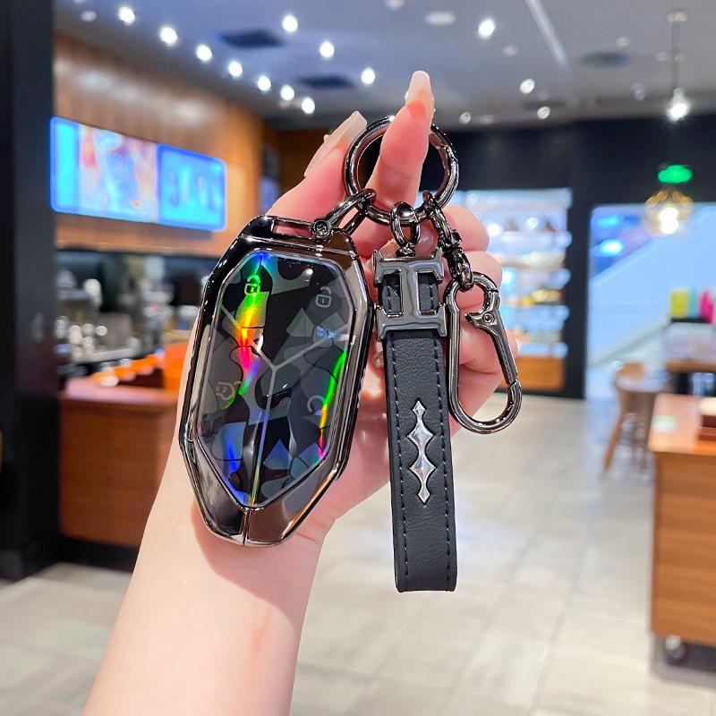 Key Cover & Metal Key Ring for BYD Formula Leopard 3, 5, & 8