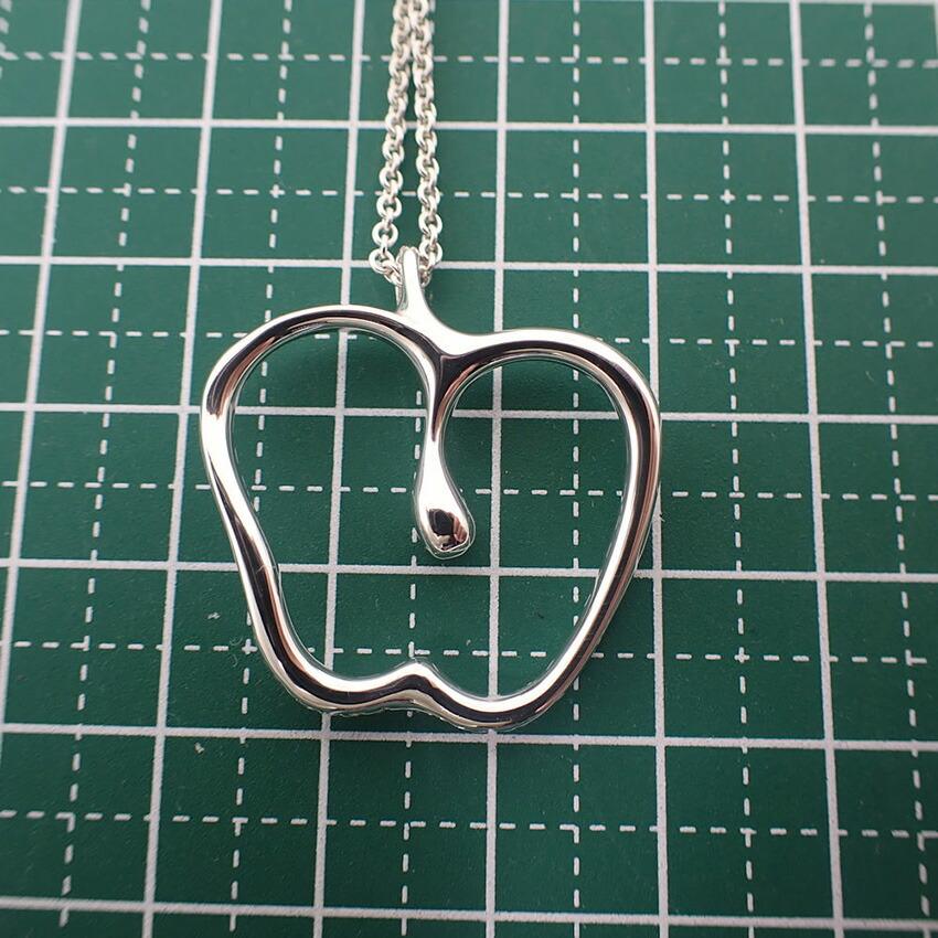 [Pre-owned] TIFFANY/Tiffany 925 Apple Large Pendant/Necklace/j112-4