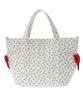 Maison de Fleur Cherry Print 2-Way Tote Bag, Women's, Ivory