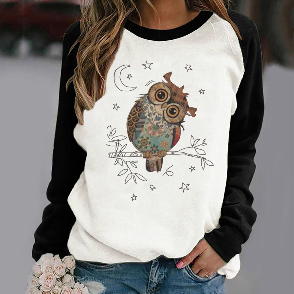 Women's Casual  Solid Color Long Sleeve Top Pullover Sweatshir