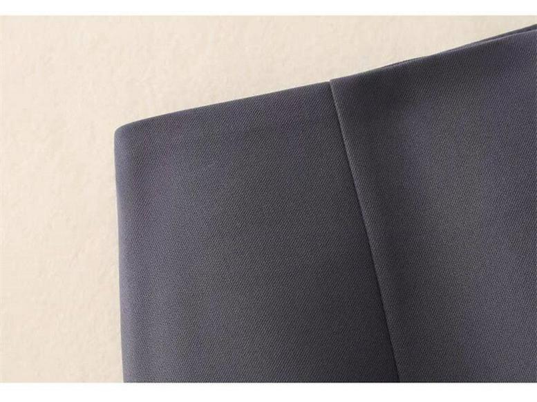 Petite High Waist Midi Skirt with Back Slit - Women's 2025 Spring/Autumn A-Line Slimming Style