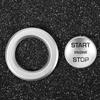 2PCS Engine Ignition Start Button Decoration Ring Frame Cover for Landrover EVOQUE 2020