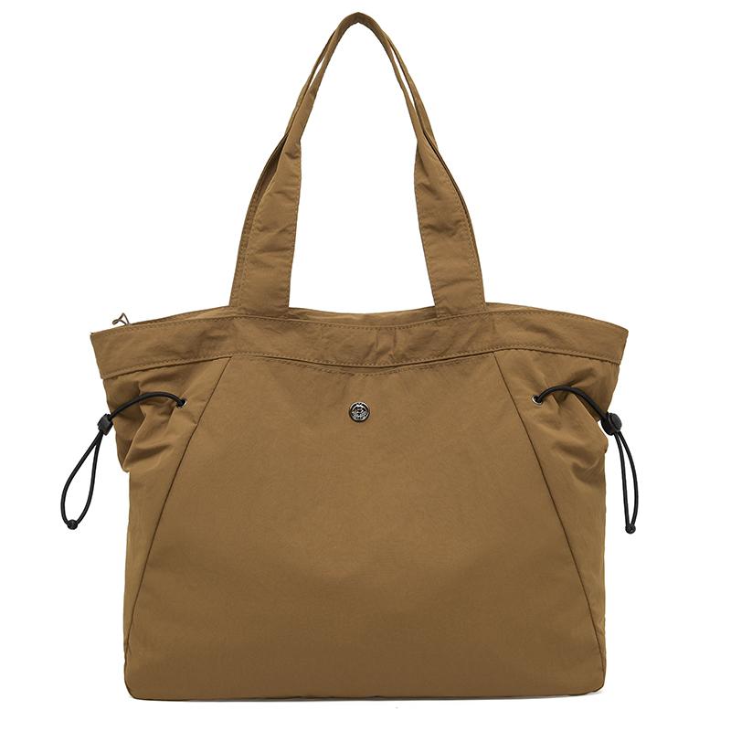 Damen Handtasche mit großem Fassungsvermögen, einfarbige Tragetasche, Reise-Schultertasche