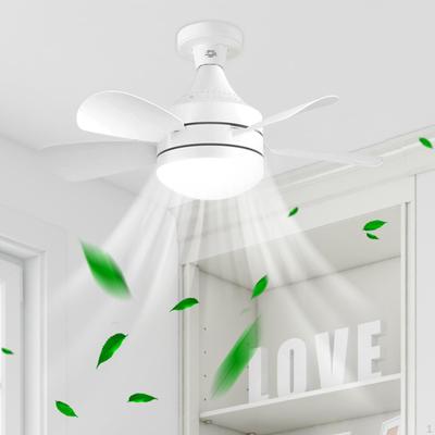 18-Zoll-Deckenventilator mit Licht und Fernbedienung, einstellbarer Windgeschwindigkeit, Dimmlicht(Weiß, Warm,