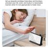 1PC 6.3"LED Digital Alarm Clock Rechargeable Battery Operated Countdown Desk Clock With Timer Temperature Date Display For Study
