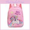 Adorable Cartoon Unicorn Backpack For Girls Ages 3-6 Spacious And Lightweight