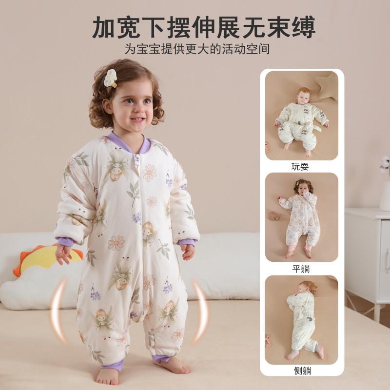 Baby Sleep Sack Footed Cotton Sleepwear Toddlers 1-3 Years Old Winter