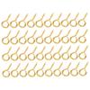 200Pcs Pearl Screw Eye Peg Pin Pendant Connector Screw Spike DIY Making Jewelry Accessorygolden