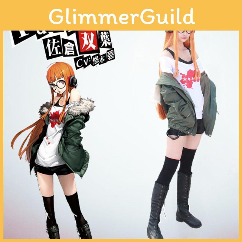 Persona 5 Costume Navi Cosplay Outfit With Polyester Fabric For Halloween Costumes