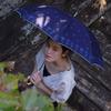 Nifty Colors Fiore Mini Folding Umbrella, Navy