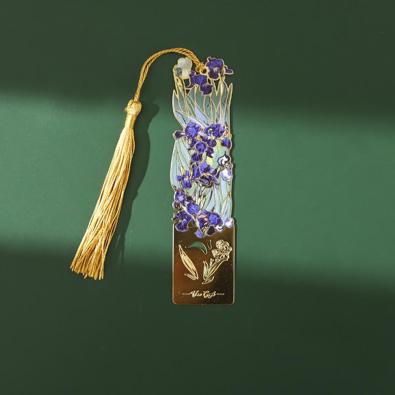 Van Gogh Ölgemälde Metall Lesezeichen - Klassischer Souvenir Clip Geschenk