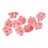 PP Polymer Clay Cutters Pink Polymer Clay Floral & Leaf  Earrings Cutters Accessories