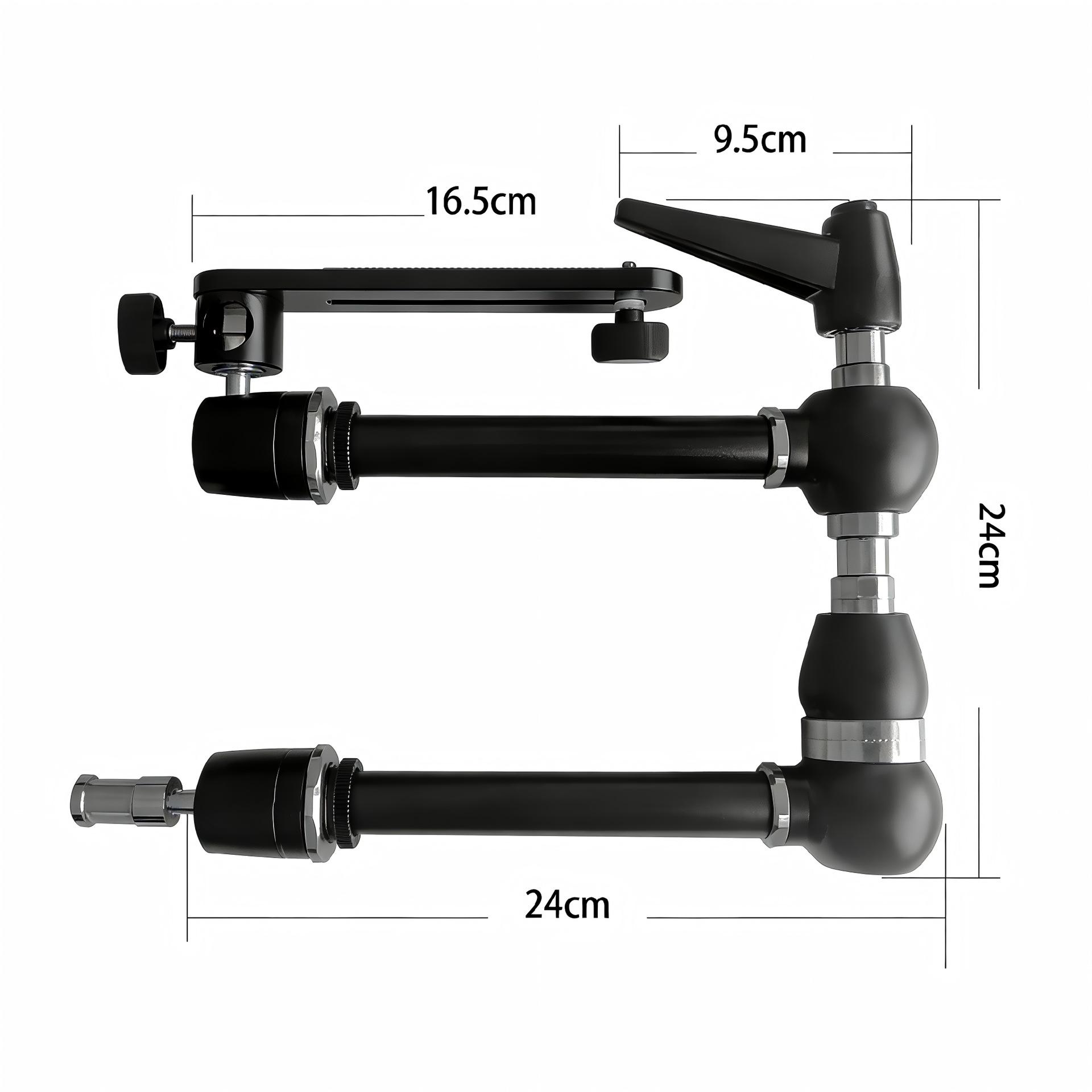 Magic Arm with Crossbar Universal Mount for Photography Lights & Monitors