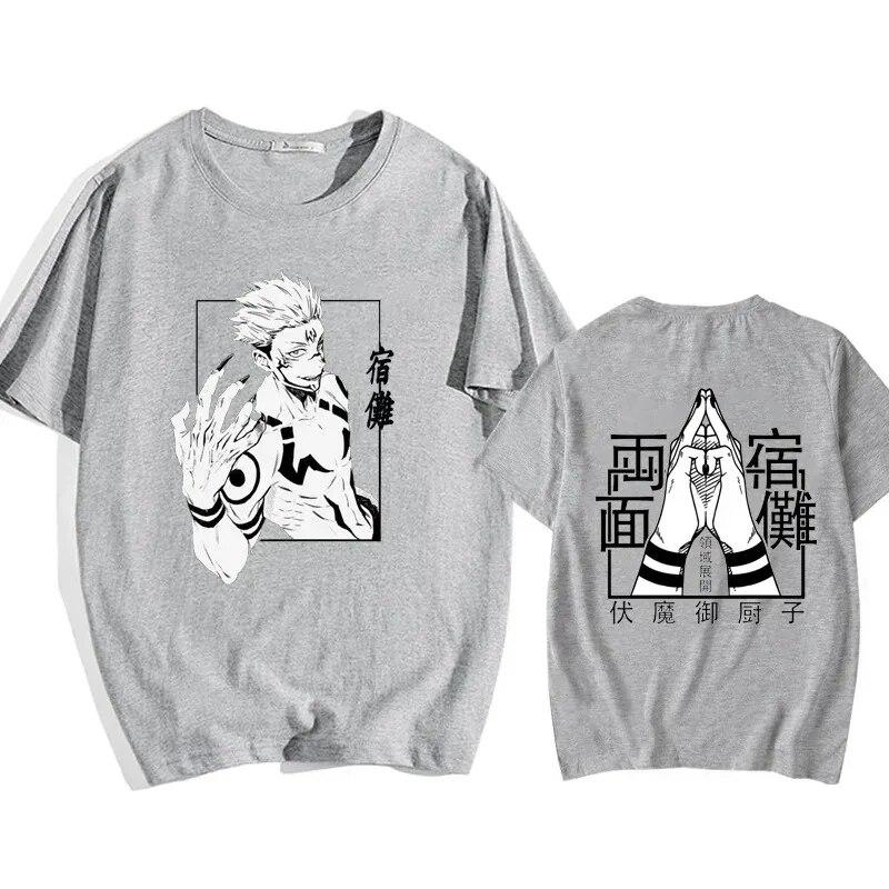 Unisex Women Tee 100% Cotton Anime Printed T-shirt Unisex Casual Loose Cool Y2k T-shirt Unisex