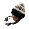 Korean Y2k Stripped Hat New Design Windproof Beanie Hat Winter Ear Protection Hat  Girls