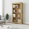 VidaXL 4-Tier Bookcase Corona Range Mexican Pine 81x29x150 Cm 243743
