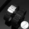 Watch Accessories Strap Replacement for Casio GW-A1100 G-1400 GW-4000 GA-1000 Wrist Band Plastic Steel Safety Buckle Bracelet