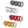 8PCS Aluminum Alloy Bike Headset Washer Lighrweight 5mm/10mm/15mm/20mm Bike Stem Handlebar Spacers 4 Colors Front Fork Washer