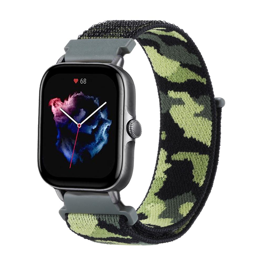 Strap For Amazfit GTS/2/2e/3/GTS2 Mini/GTR 42mm/47mm/GTR2/3/Pro strato 20/22mm nylon Camouflage Bracelet Amazfit bip strap