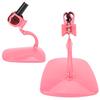 Nail Polish Holder Fingernail Painting Tools Hands Free Nail Polish Bottle Holder Pink