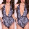Set de lenjerie netedă din pijama asemănătoare mătasei de modă