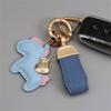 Fashionable Textured Key Pendant Horse Shape Multifuntional Accessory Everyday Use Key Jewelry Suitable for Keys Bags