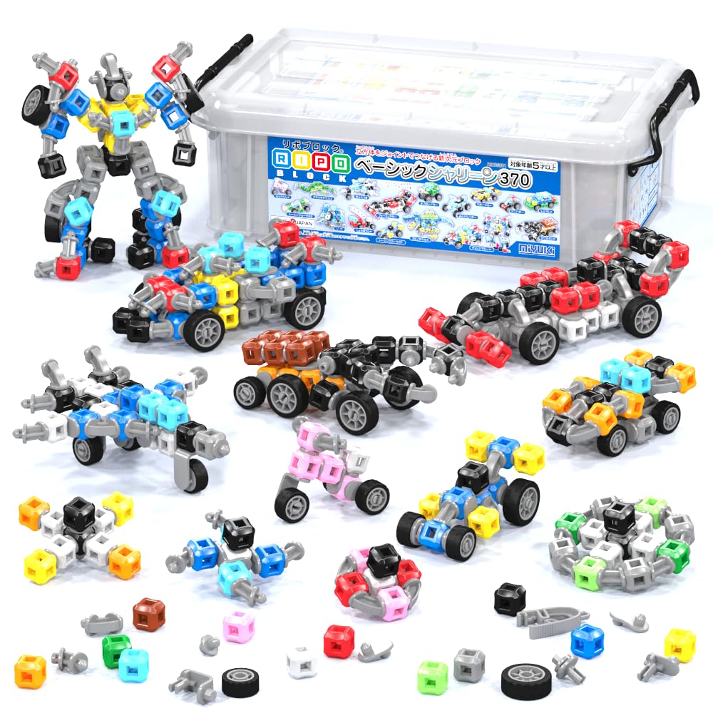 

Lipo Block Basic Shaleen 370 Сделано в Японии Официально Продается Блок-конструктор Развивающая игрушка Подарок