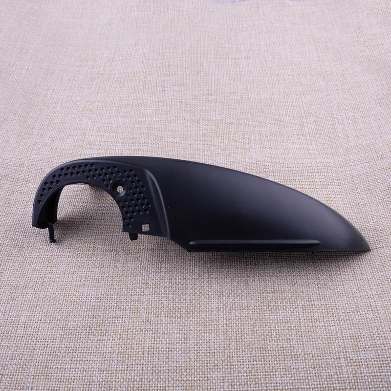 Car Front Left Side Mirror Base Plate Cover Fit for Mazda 3 Axela 2016 2015 2014 Black ABS