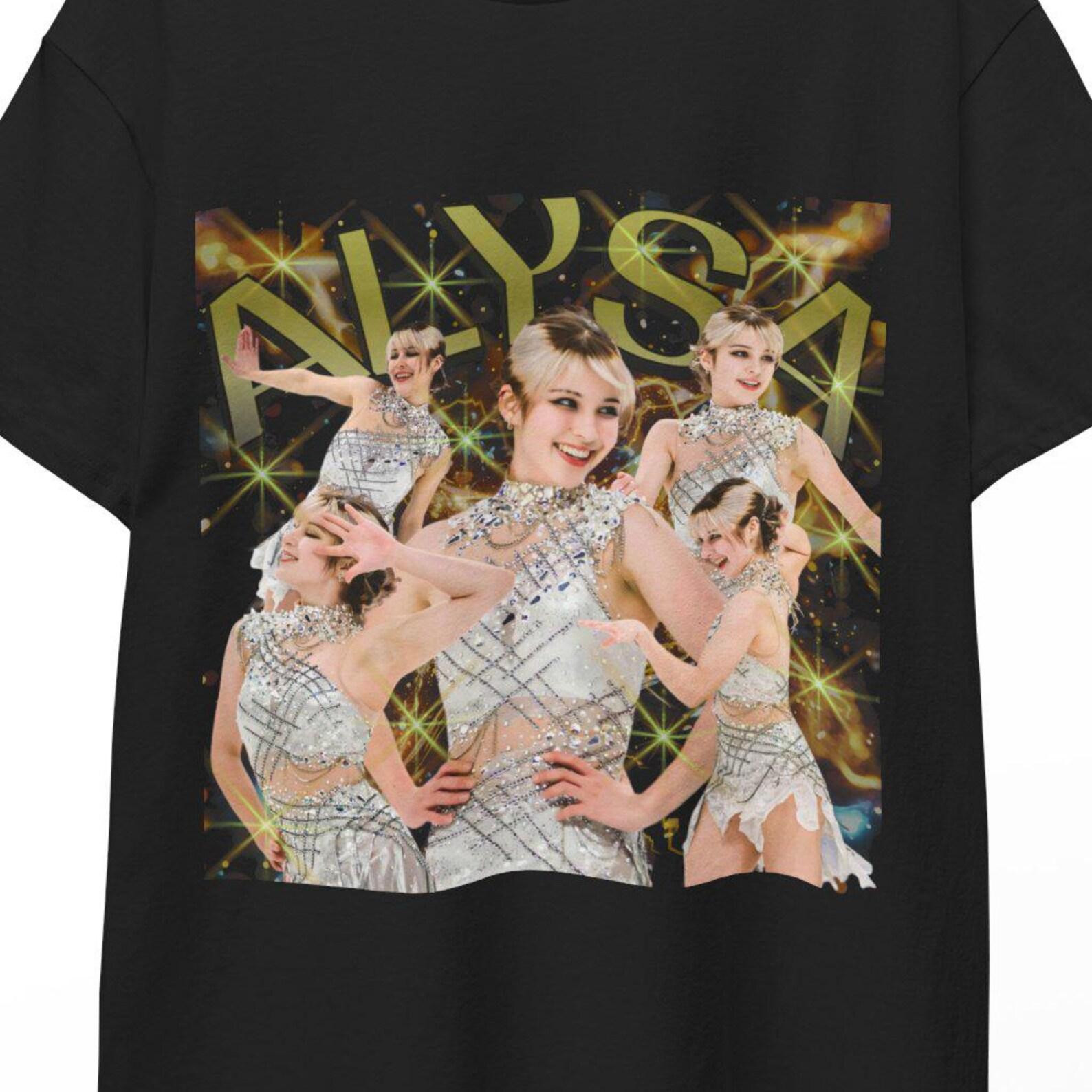 Alysa Liu Skate with Joy, Fearless Jumps & Golden Dreams Figure Skating Inspirational Unisex Tee for Champions at Heart Worldwide Fans Pro L