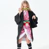 Anime Demon Slayer Kimetsu No Yaiba Nezuko Kamado Cosplay Kostyme Kimono Uniform Halloween Karnevalsfest Klær