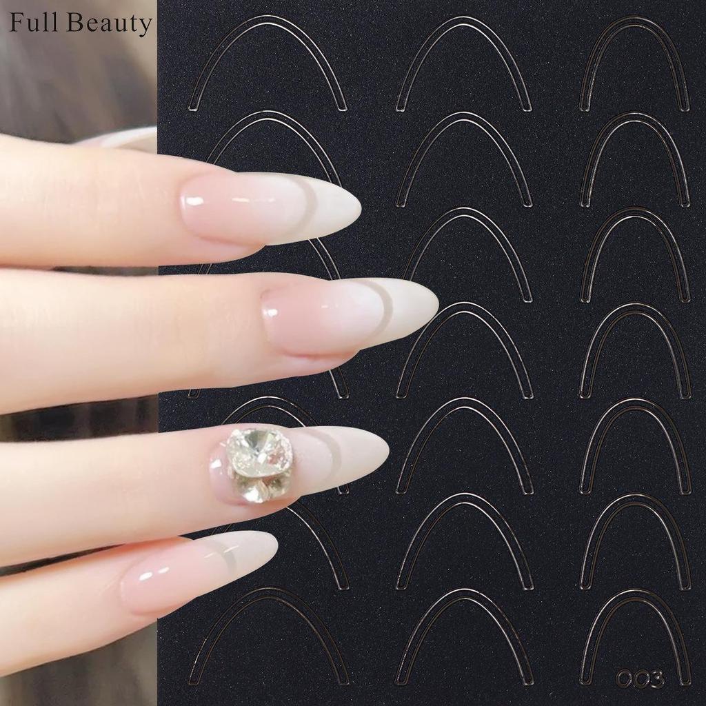 French Nail Sticker Schmetterling Herz Stern Design Klebefolie Slider Decals Nail Art Sticker Maniküre Dekorationen