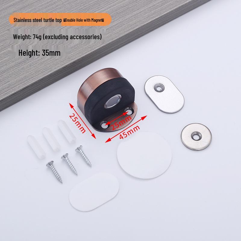 Stainless Steel Punch-Free Door Stopper Buffer Limiter Bumper Plug