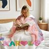 1Pc Of The  New Style Carly G Colorful Anime Printed Blanket, Suitable For All Seasons As A Gift Blanket That Can Be Used As