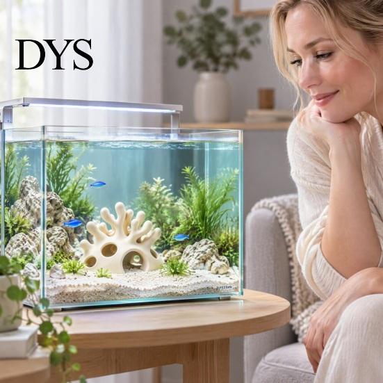 Aquarium Enthusiast Collection 3D Printed Coral Shelter for Fish Tank Aquarium, Realistic Decoration Ornament and Shrimp Hidden Caves Freshwater