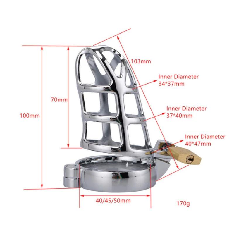 CB Male Chastity Cage Binding Tool Cock Cage Sex Toys for Men Rise of Loyalty Penis Ring Lock Wearable Chastity Cage for Outdoor