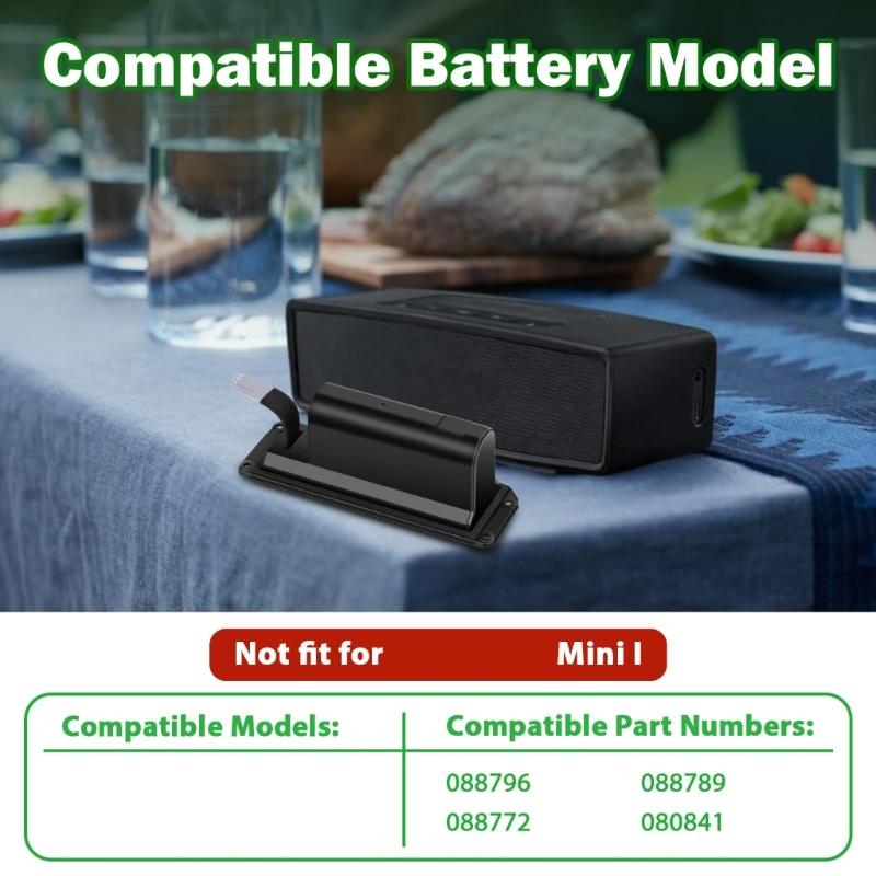 Quick Charging 2330mAh Battery Replacement For Mini 2 088789 088796 088772 Portable Wireless Speaker