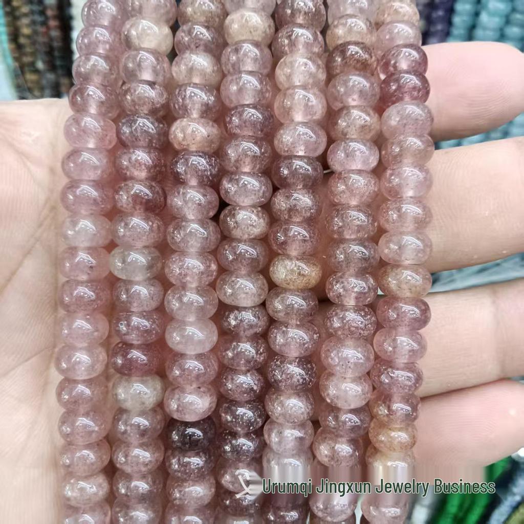100 Natural Stone 5x8mm Abacus Beads for Jewelry Making – Bracelets & Necklaces
