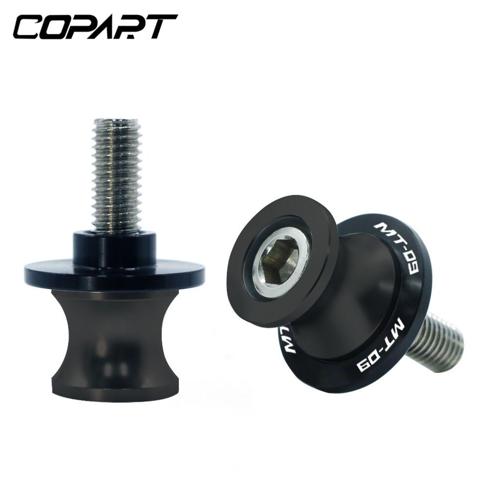 For YAMAHA MT09 FZ09 FJ-09 MT-09 TRACER MT 09 All Years 6/8MM Motorcycle Swing Arm Sliders Spools CNC Stand Screw Paddock