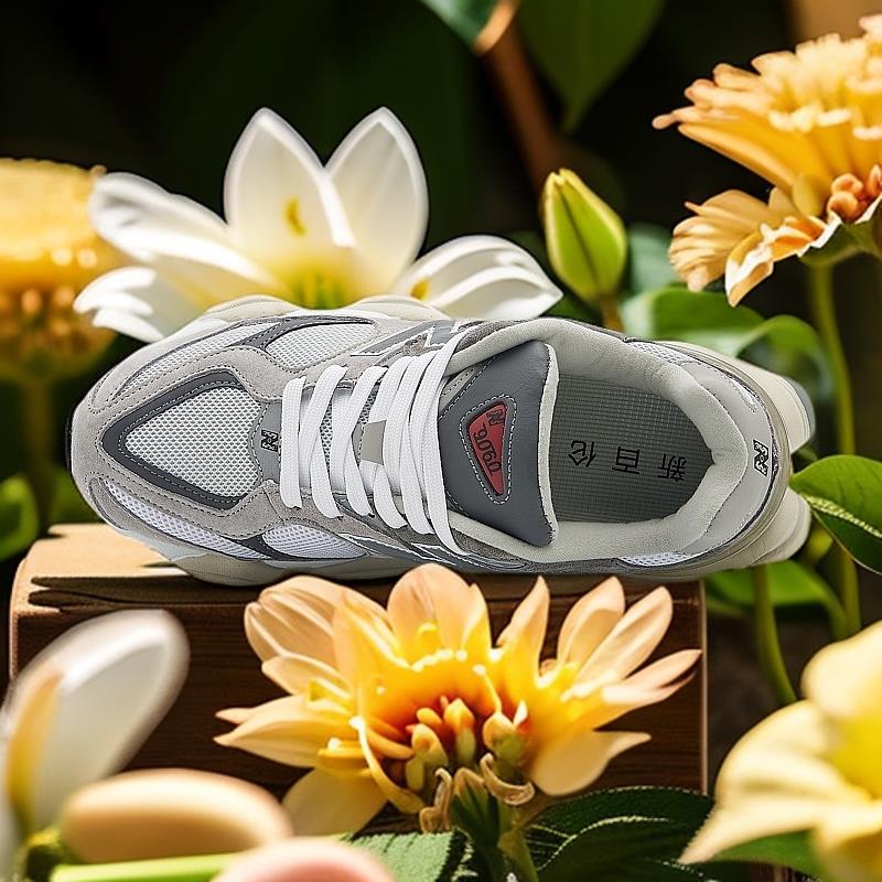 

Новые мужские и женские ретро-повседневные спортивные кроссовки с низким вырезом, 9060, уличные легкие нескользящие теплые кроссовки для бега 36 золотой