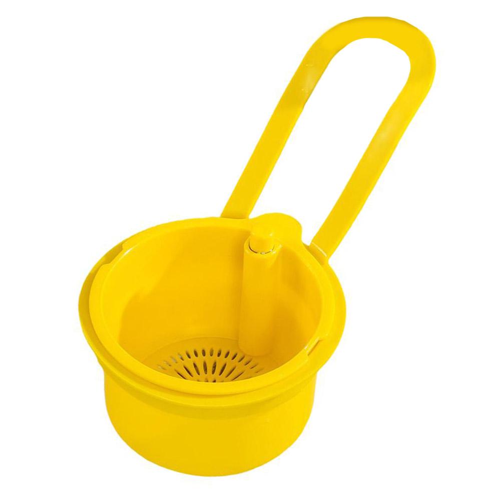 Hanging Kitchen Sink Strainer Basket: Effortless Food Waste & Fruit Cleaning! Versatile Drainage Solution Kitchen Tools жёлтый