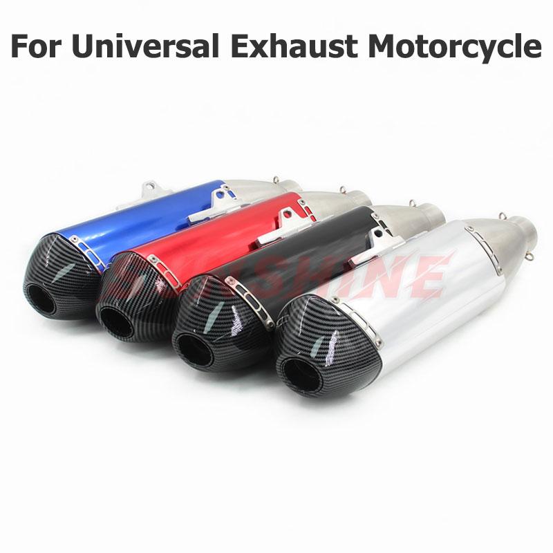 Escape Moto Universal Exhaust Motorcycle Muffler Pitbike Pipe Motocross Tip Systems For CRF230 CFR250 CRF150 EXC WR450 RC390
