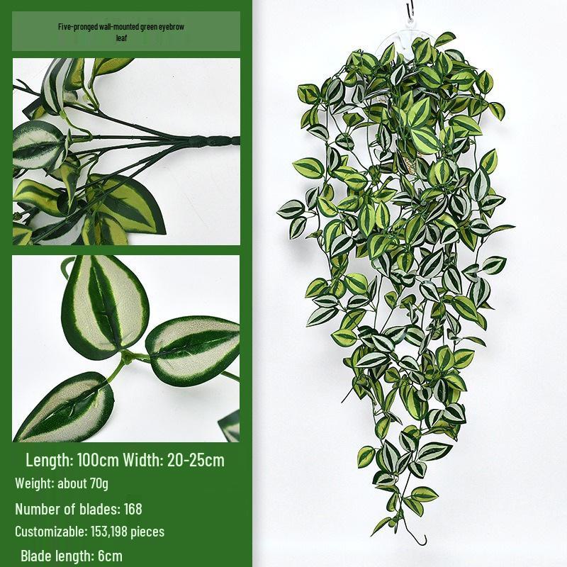 Artificial Hanging Vine Plant for Home Décor: Ideal for Living Room, Bedroom, Bathroom, Kitchen, Windowsill, Balcony, and Courtyard.