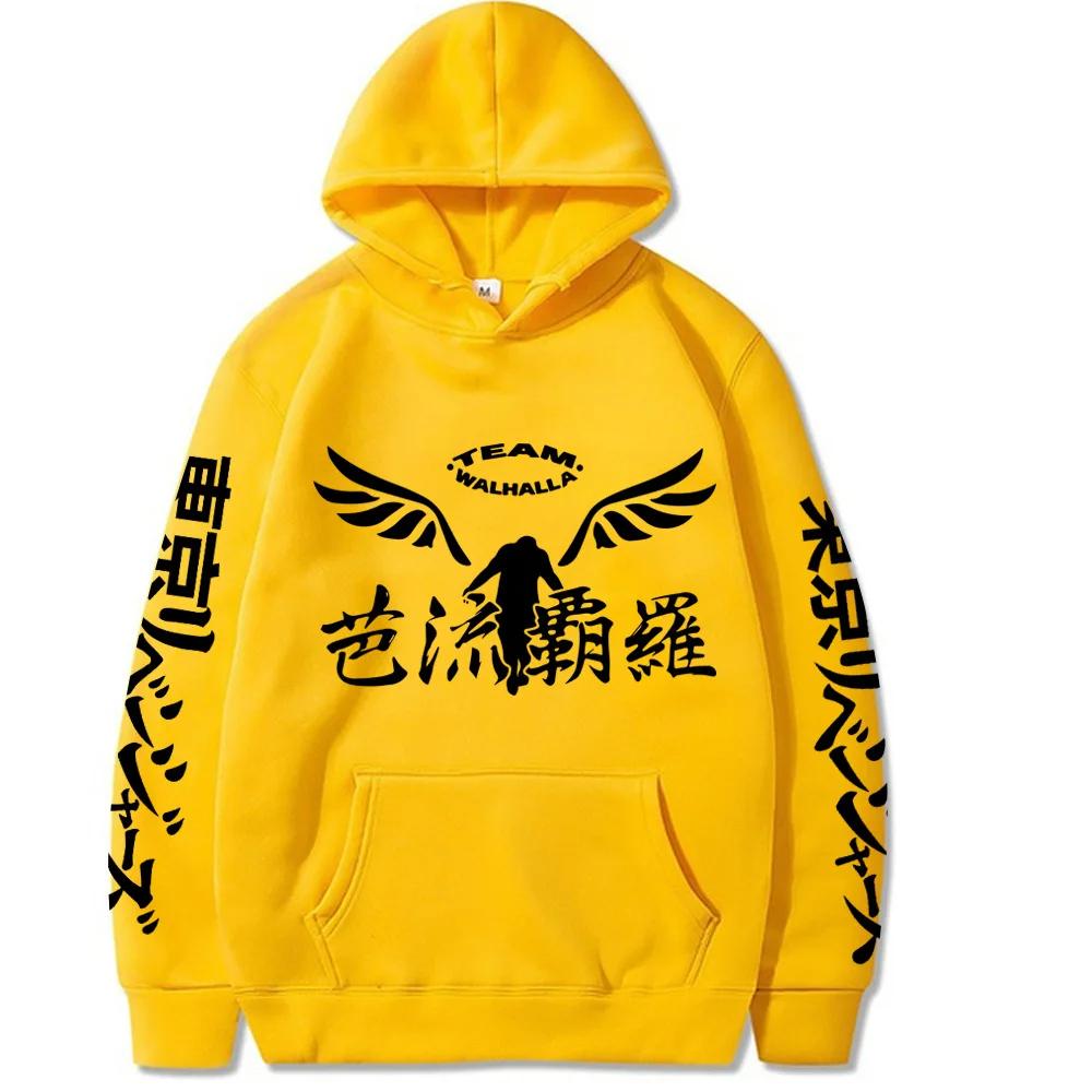 Anime Gambar Valhalla Printed Pullover Unisex Fashion Cosplay Sportswear Casual Streetwear New Tokyo Revengers Anime Hoodie