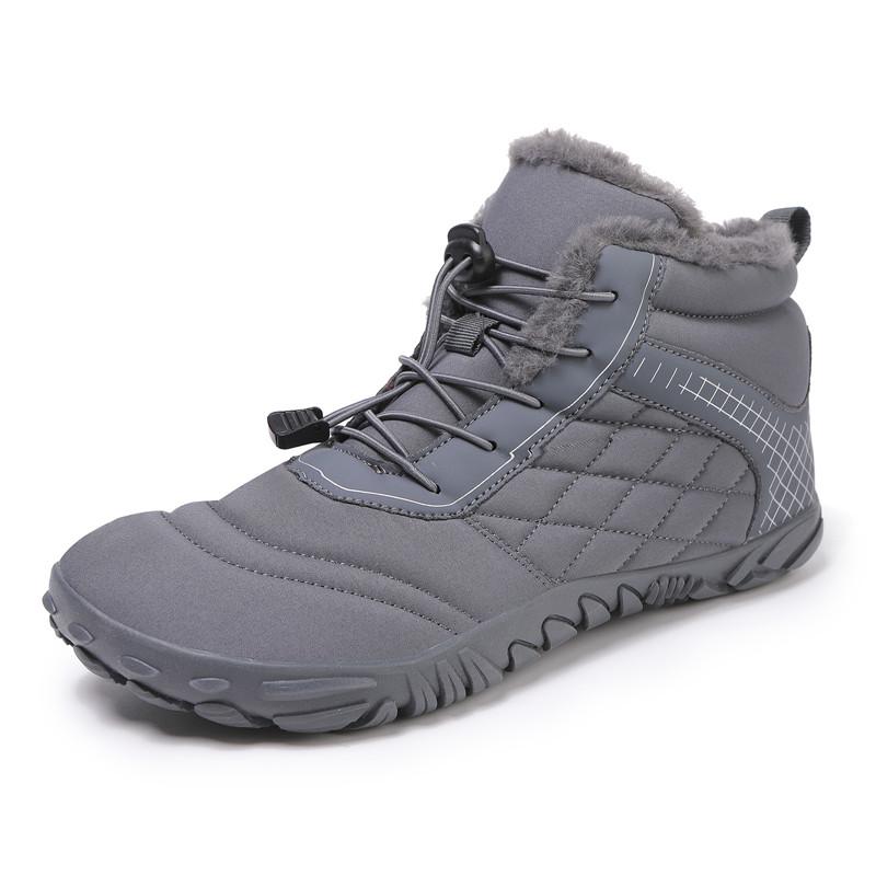 Warm Snow Boots Women Winter Hiking Boots High-top Outdoor Sports Shoes Men Non-slip Plush Sneakers