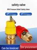 Red Cap 8kg Air Compressor Pressure Relief Valve with Pull Ring, 1/4" & 3/8" Compatibility