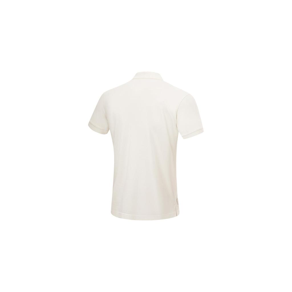 Li Ning Sports Life Collection Polo Shirt Men's Ecru APLT065-1