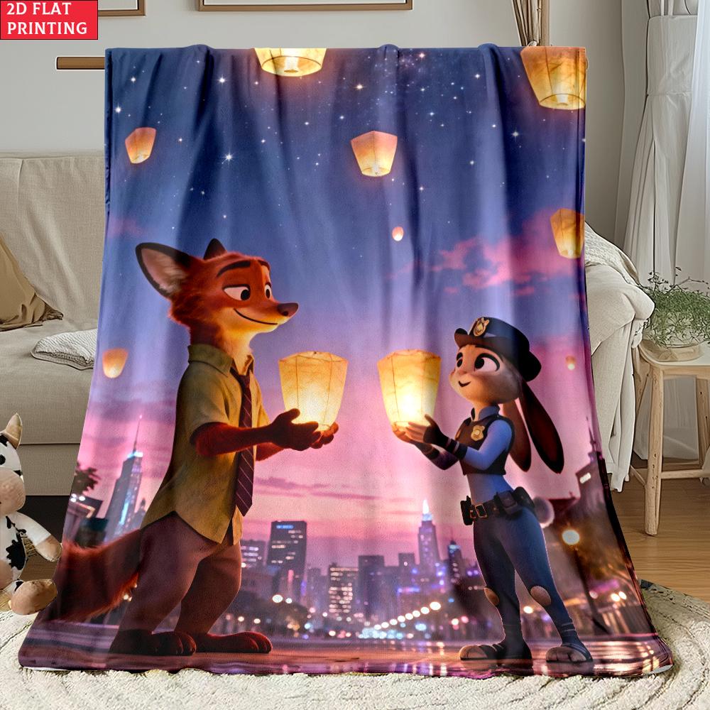 Judy & Nick Thin Flannel Blanket for Bedrooms,Living Rooms,Sofas Blankets,Lunch Breaks,Picnics,blankets Fluffy Blanket
