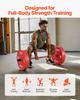 120cm Barbell Bar, Fit 2-Inch Weight Plates, Barbell Bar with Knurled Grip for Strength Training, Weightlifting, Squat, Deadlift, Bench Press, Curl,